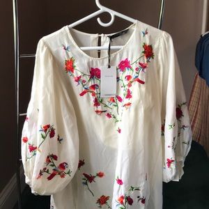 Floral Embroidery Dress